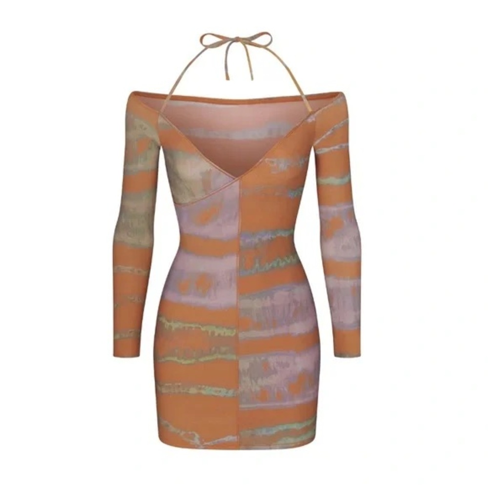 SKIMS Jelly Sheer Off the Shoulder Dress